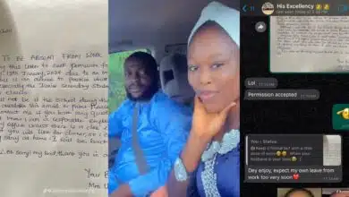 "To proprietor, Cerebris Model School" - Social media reacts as wife writes letter to proprietor-husband for a day off