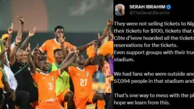 “They were not selling tickets to Nigerians” – Nigerian influencer laments ordeal at AFCON final