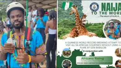 Nigerian man set to travel all 54 African countries by road, water to break record