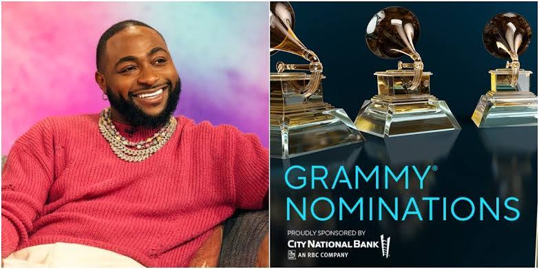 "Davido, first male artist present, him and his team helped in arranging seats" - Grammy Awards Academy 