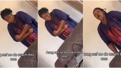 Video of Nigerian mother's hilarious exercise routine for a flat tummy causes buzz online