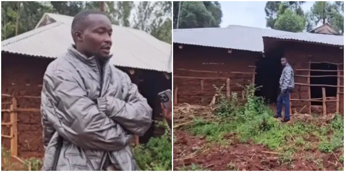 "I truly thought I could trust her" - Man heartbroken after returning from abroad only to discover wife built mud house with millions he sent