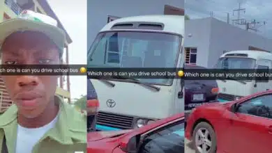 Corper school's bus driver