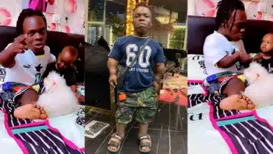 "If i say i'm broke, i lie" – Self-acclaimed billionaire, Shatta Bandle, flaunts wealth in video featuring his son and dog