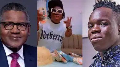 "You step on me, you'll fall down" - Self-proclaimed billionaire, Shatta Bandle mocks Dangote with million-dollar cash display