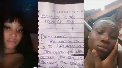 "Let's break up, yours truly, ex-gf" - Internet melts as lady shares breakup letter written to 15-year-old brother by girlfriend