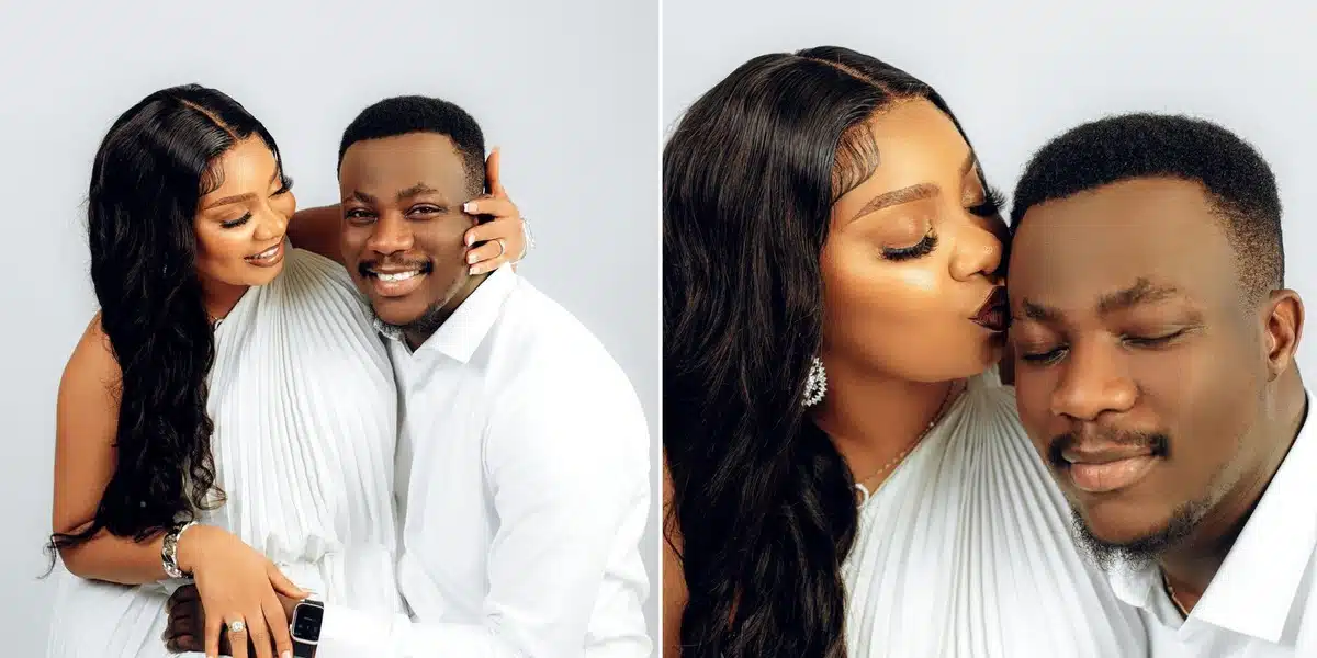 Queen Mercy Atang and her fiancé, David, share their pre-white wedding video shoot