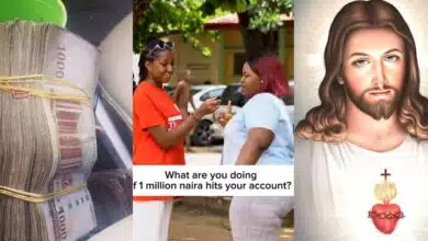 "₦100k to God, ₦700k to my love, ₦300k for data subscriptions" - Nigerian lady details how she'd spend ₦1 million