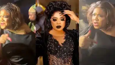 "Best female?, Bobrisky?" - Toyin Abraham expresses shock as Bobrisky wins 'Best Dressed Award' in female category