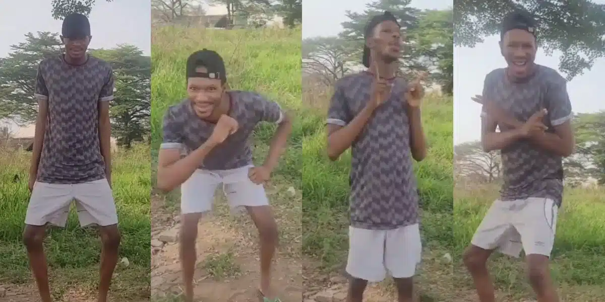 "Wetin be this" – Daniel Regha sparks reaction as he joins Tshwala Bam dance challenge