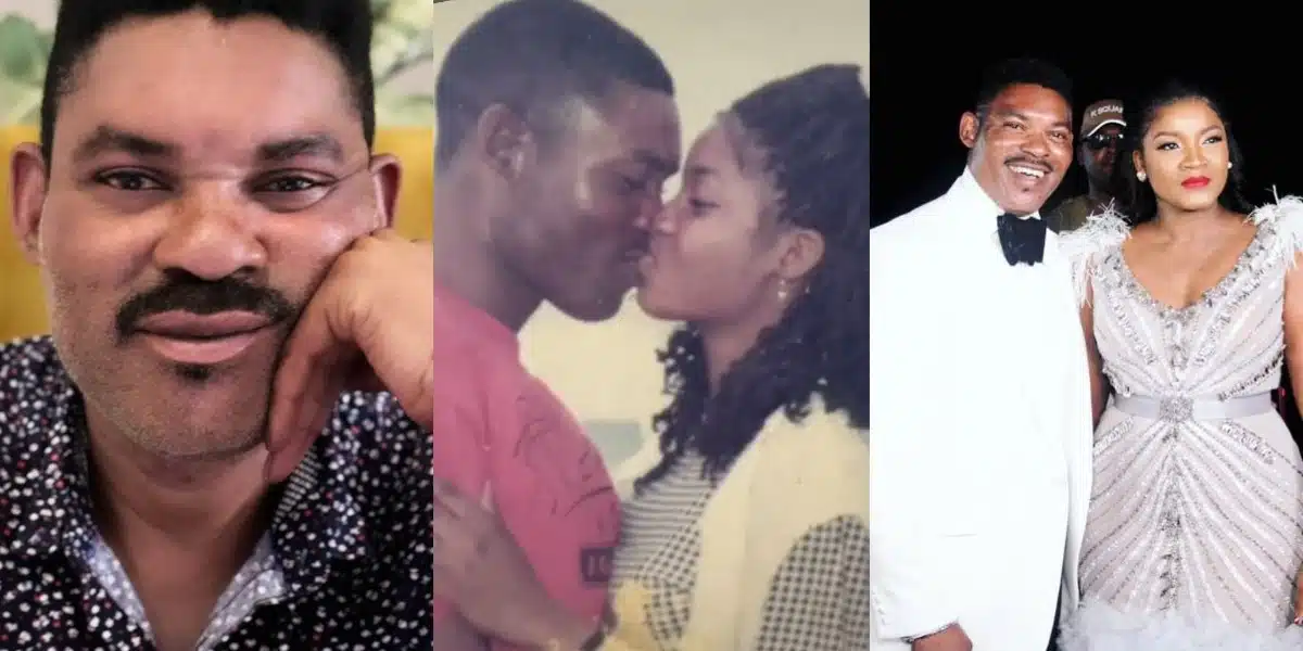 Omotola Jalade marks 28th wedding anniversary and husband's birthday