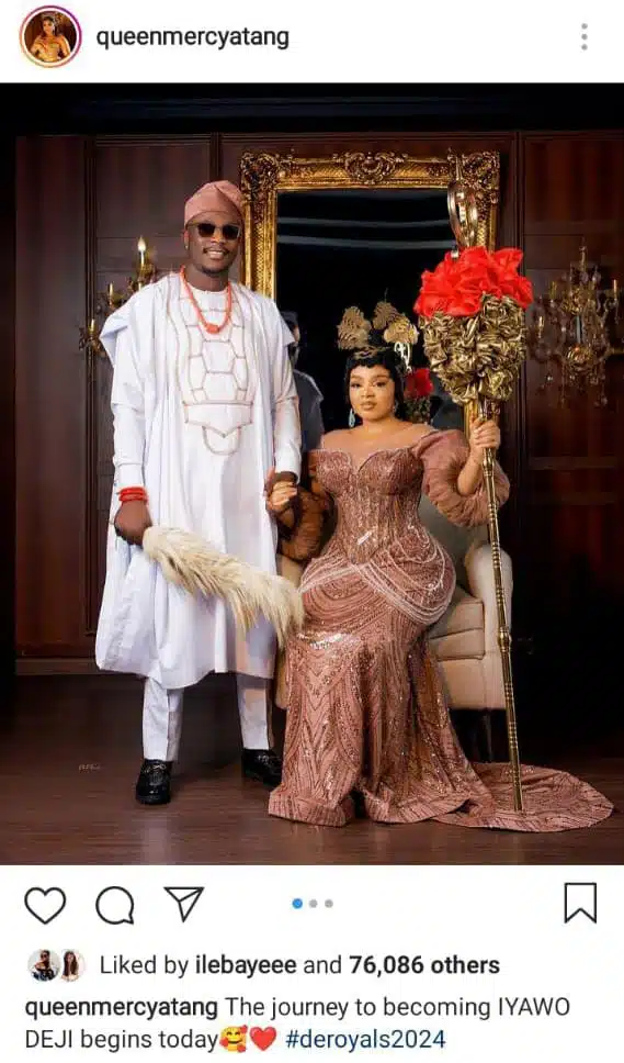 Queen Mercy and her fiancé king David pre-wedding photos