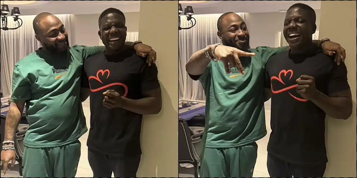 Driver bursts into tears as he meets Davido for the first time