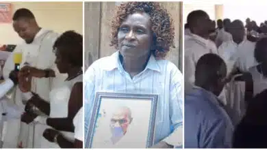 "He always dreamed of our church wedding" - Woman marries dead husband in church after his death