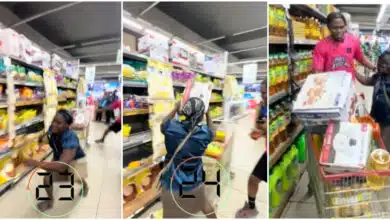 Moment woman given free shopping spree, grabs N290,000 worth of goods in 30 seconds