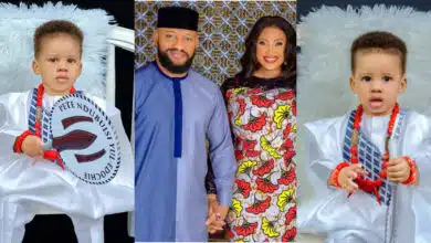 Yul Edochie celebrates birthday of second son with Judy Austin