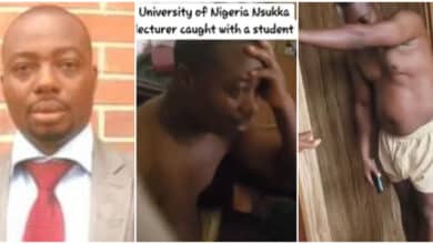 "Sex-for-grade": UNN lecturer caught pants down with married student suspended