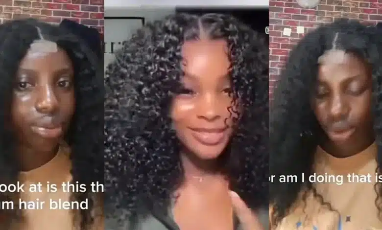 “I just wanted to look good, I don’t even want to look like a baddie” — Lady laments over the wig she bought online