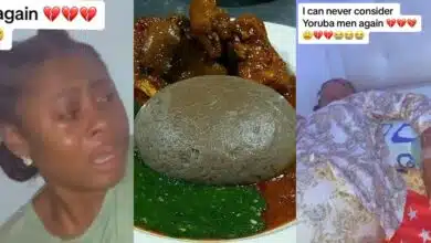 "I can never consider Yoruba men again" - Nigerian man breaks up with girlfriend because she couldn't make Amala