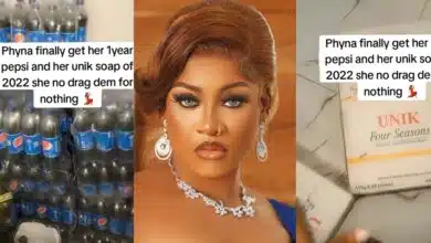 Phyna receives long-awaited 1-year supply of Pepsi, UNIK soap amid prize dispute, asks fans if they want some