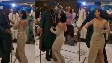 Nigerian man ties the knot with Iranian lover in a lavish wedding ceremony