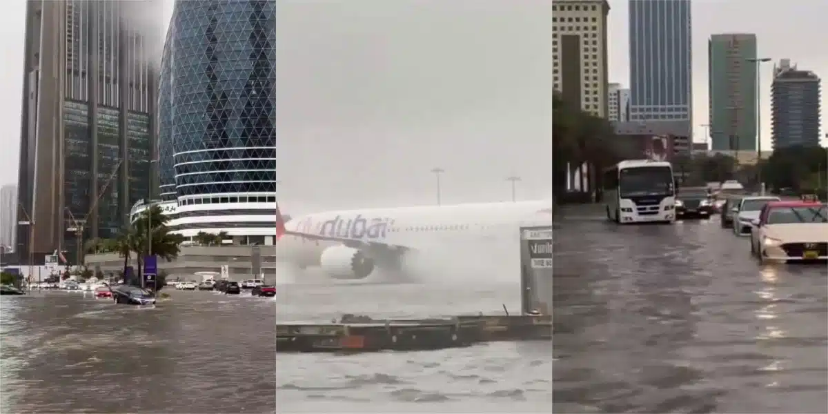 Heavy downpour of rain floods Dubai airport, residential areas