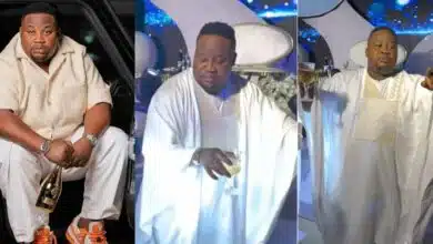 Cubana Chief Priest spotted dancing at a wedding party without spraying cash