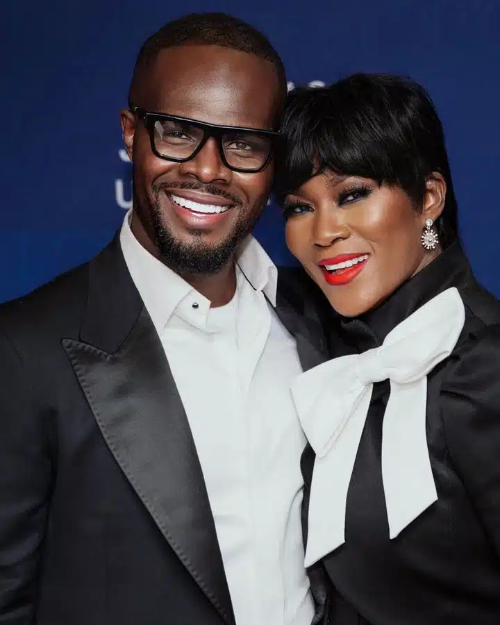 Stephanie Okereke Linus and her husband, Linus Idahosa