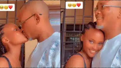 "Financial or biological father?" - Outrage as lady shares video with her dad