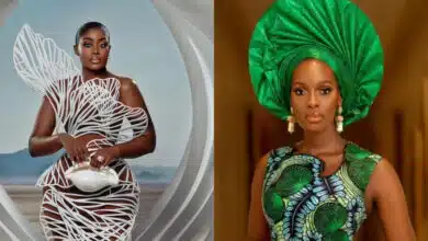 Blogger slams upcoming designing for claiming to have designed Nana Akua’s AMVCA outfit, shows proof