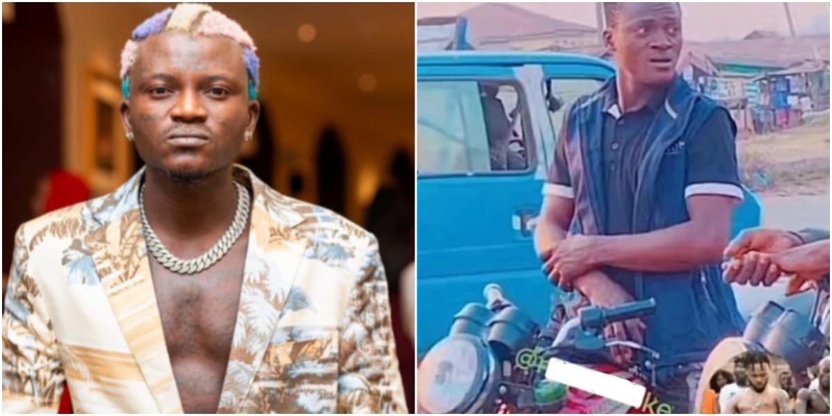 Alleged throwback photo of Portable Omolalomi hustling as an Okada rider causes buzz online