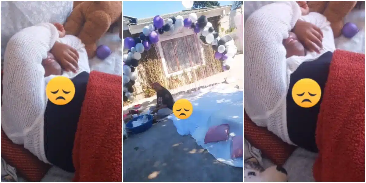 Moment young lady breaks down in tears as no one attends her birthday party despite invitations