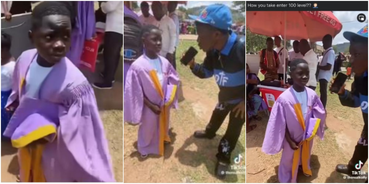 Photos of little boy in university matriculation gown causes buzz online