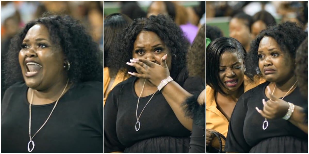 Emotional moment mother shouts in joy, bursts into tears as her child graduates from University