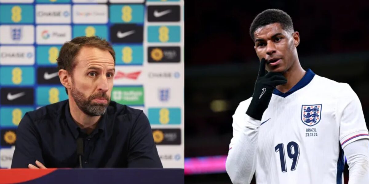 Southgate explains Rashford's omission from Euro 2024 squad, as player wishes team well