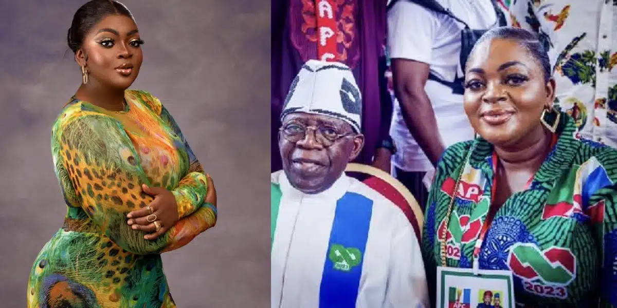 Netizens rain curses on Eniola Badmus for praising Tinubu and his administration