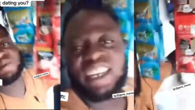 Nigerian man sings for future wife, offers sachet milk shop as dowry