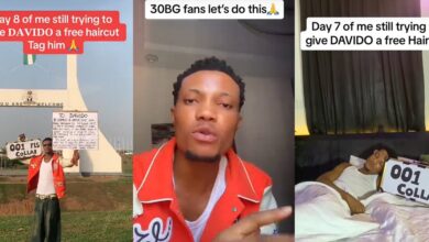 Abuja barber takes to TikTok and Instagram, begs Davido for a chance to cut his hair