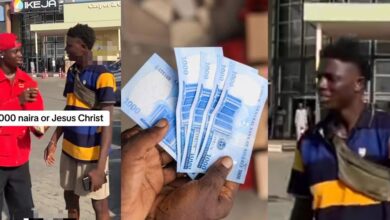 Outrage as Nigerian man chooses ₦5,000 over Jesus Christ