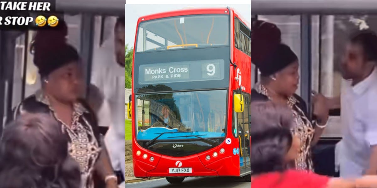 Nigerian woman in UK misses destination, insists driver take her back to bus stop