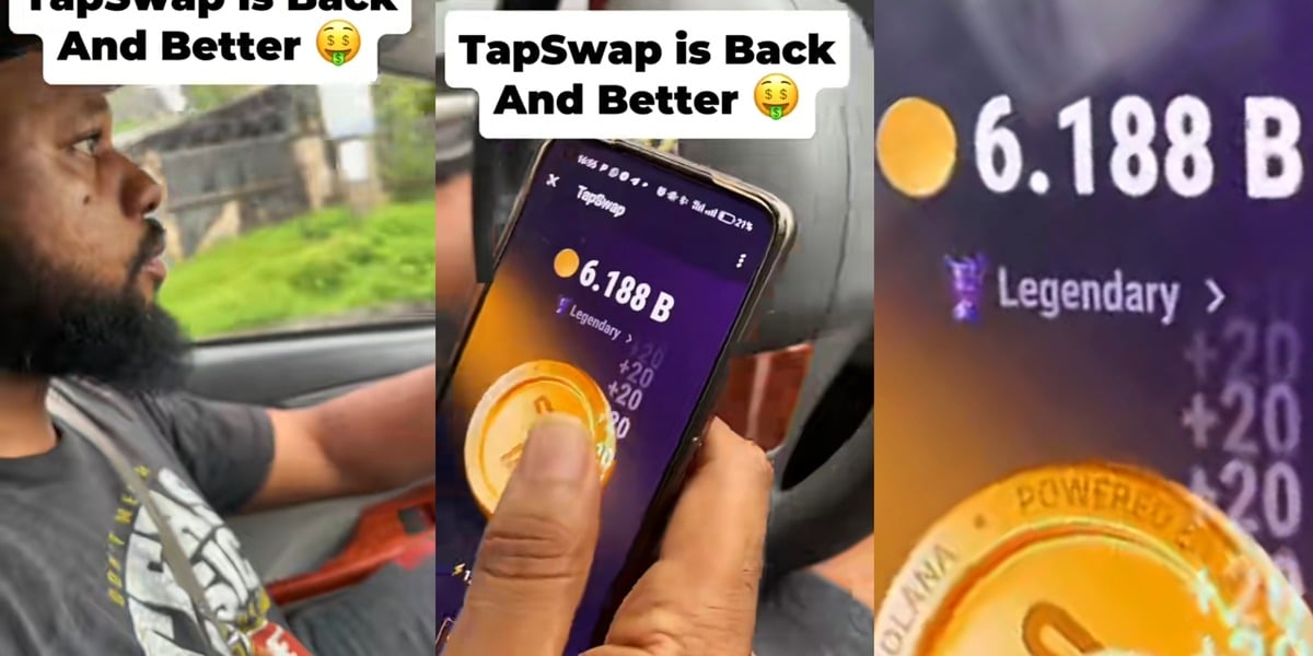 Nigerian man earns 6.1 billion coins on TapSwap