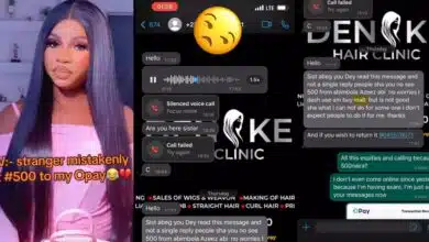 Nigerian lady in disbelief as stranger rants in 17-minute WhatsApp voice note over ₦500 bank error transfer