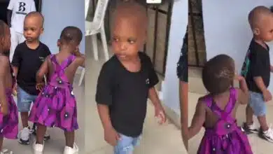 Young boy expresses shock after encountering identical twins for the first time