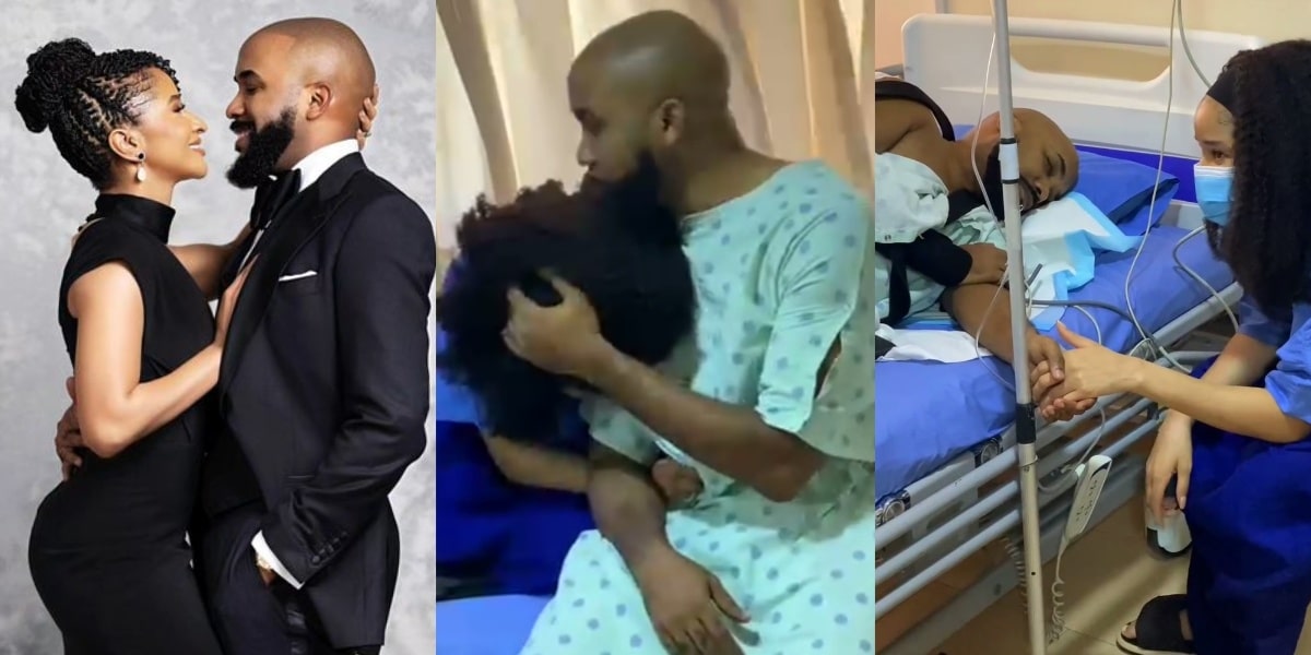Adesua Etomi shows support for husband, Banky W as he battles cancer