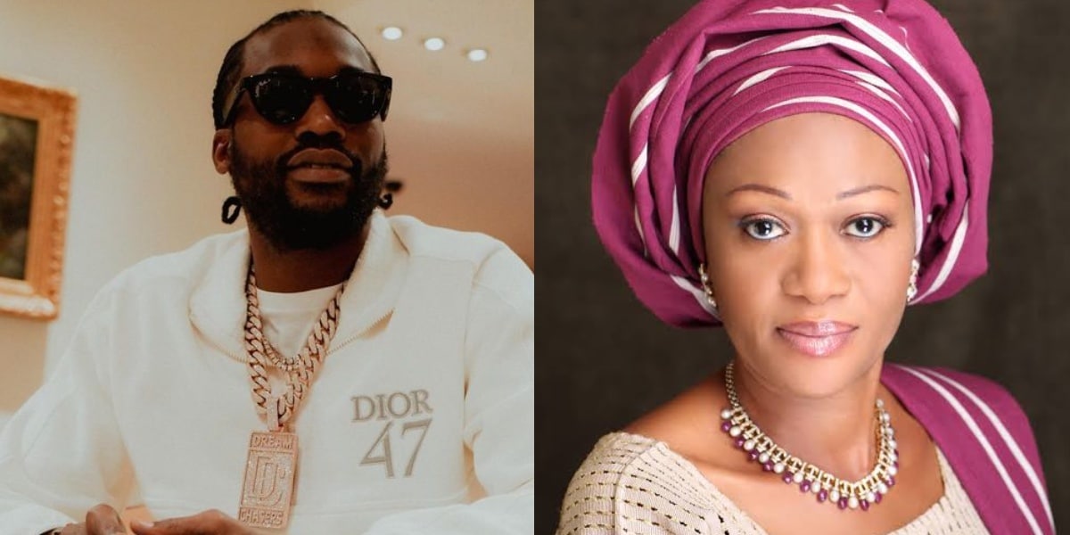 Meek Mill reacts to First Lady, Remi Tinubu's comment on ladies imitating American celebrities