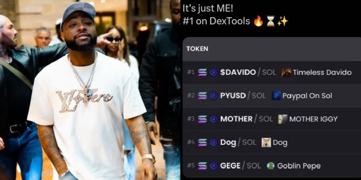 Jubilations as Davido launches his meme coin