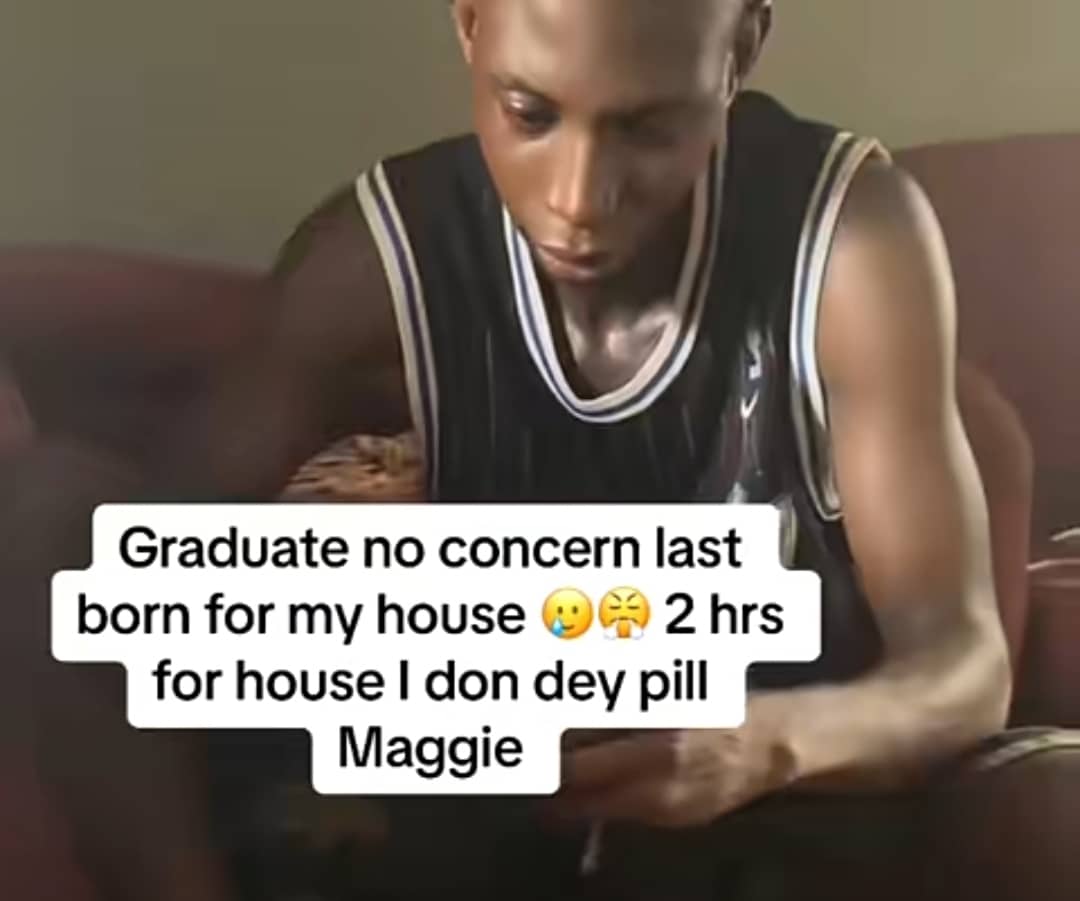 Nigerian graduate with BSc in English and Literacy Studies laments as his mother orders him to peel seasoning cubes