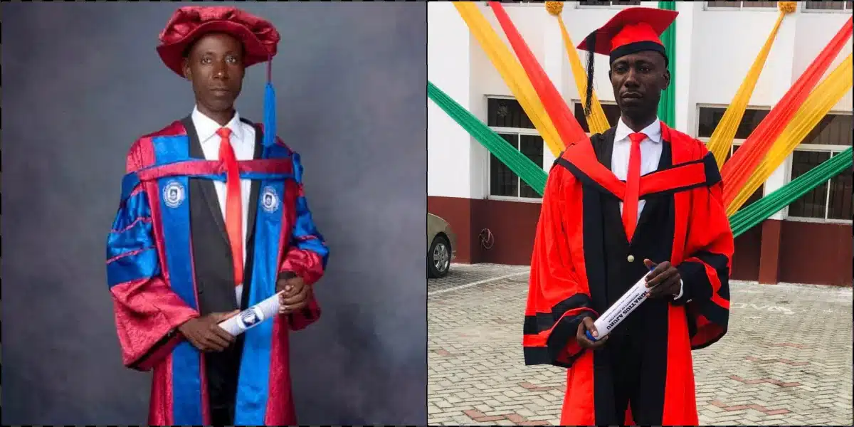 Former okada rider recounts journey as he bags PhD