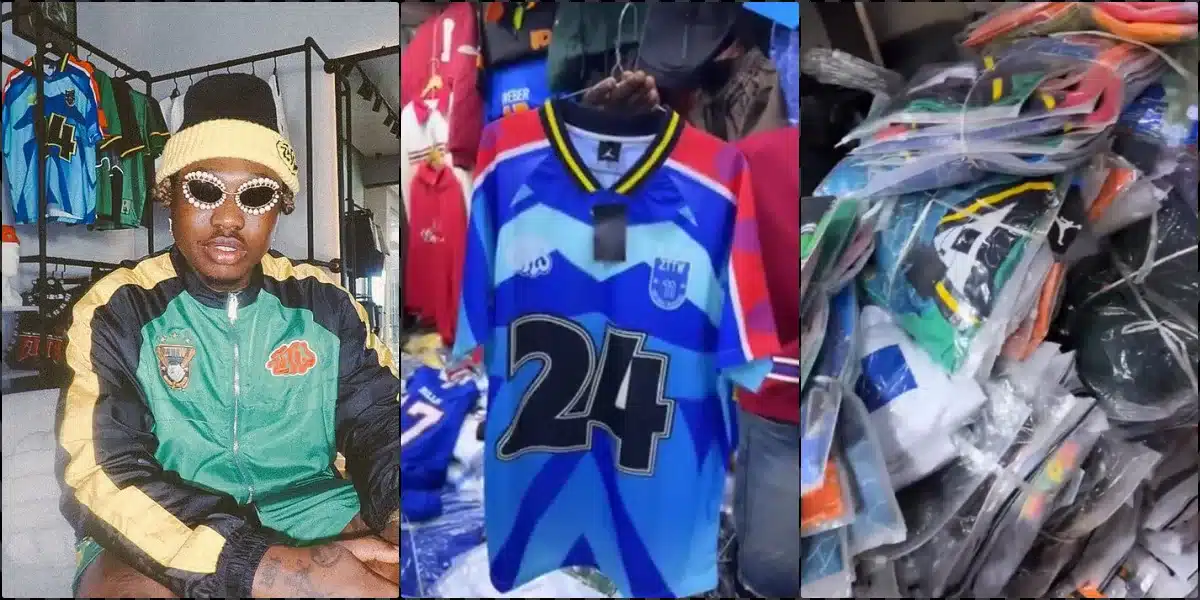 Aba market traders pirate Zlatan Ibile's clothing line days after launch