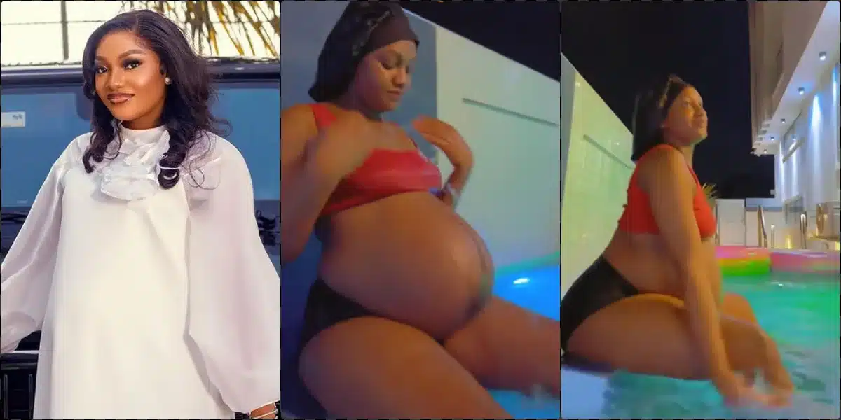 Chomzy melts hearts as she shares pregnancy throwback